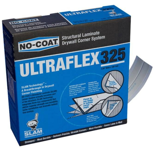 (4) BOXES NO-COAT ULTRAFLEX 325 STRUCTURAL LAMINATE DRYWALL CORNER SYSTEM.