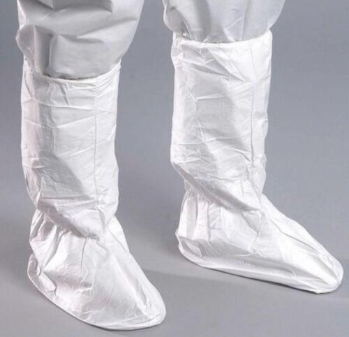 (6) BOXES OF UNIVERSAL WHITE DISPOSABLE BOOT COVERS
