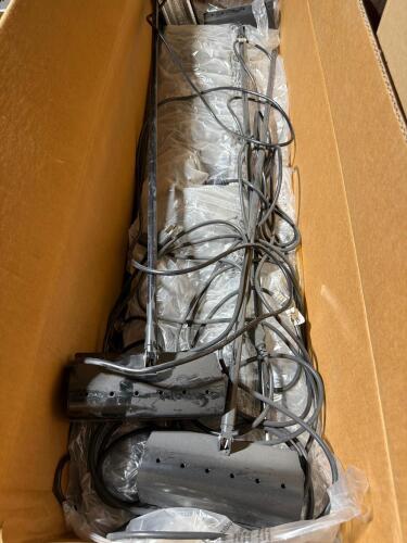 (1) ASSORTED LOT HALOGEN / TRACK LIGHT FIXTURES WITH CORDS