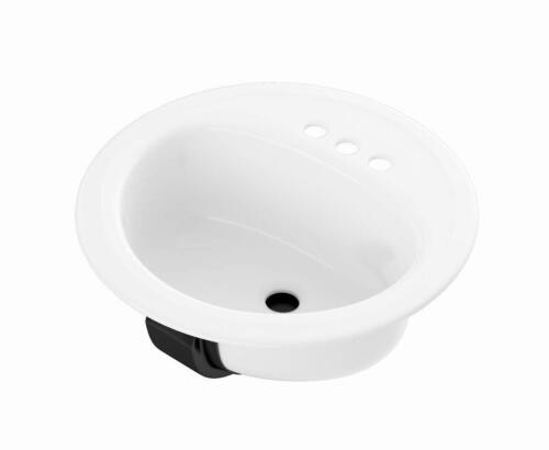 (3) WHITE DROP-IN BATHROOM SINK