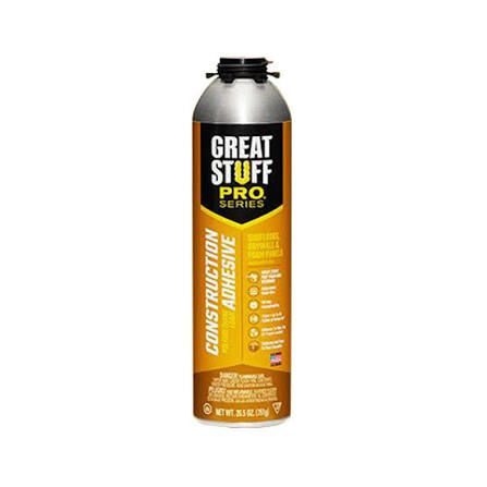 (1) CASE OF GREAT STUFF PRO SERIES CONSTRUCTION ADHESIVE GUN FOAM