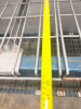 (2) 10' X 42" SECTIONS OF HEAVY-DUTY STEEL INDUSTRIAL SHELVING WITH THREE WIRE DECK LEVELS PER SECTION. INCLUDES STEEL UPRIGHTS, HORIZONTAL BEAMS, CROSS BRACING, AND REMOVABLE WIRE DECKING. - 3