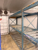 (2) 10' X 42" SECTIONS OF HEAVY-DUTY STEEL INDUSTRIAL SHELVING WITH THREE WIRE DECK LEVELS PER SECTION. INCLUDES STEEL UPRIGHTS, HORIZONTAL BEAMS, CROSS BRACING, AND REMOVABLE WIRE DECKING. - 7