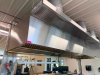 14.5' ACCUREX COMMERCIAL STAINLESS STEEL TYPE I EXHAUST HOOD SYSTEM WITH BAFFLE GREASE FILTERS, INTEGRATED LIGHTING, DUCT CONNECTIONS, ACCUREX ROOFTOP MAKE-UP AIR UNIT, EXHAUST FAN, ANSUL FIRE SUPPRESSION COMPONENTS, AND CONTROL CABINET. - 4