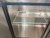 ATOSA THREE-DOOR REFRIGERATED SALAD PREP TABLE WITH STAINLESS STEEL EXTERIOR AND INTERIOR, FULL-LENGTH POLY CUTTING BOARD, DUAL HINGED STAINLESS STEEL PAN COVERS, THREE SOLID DOORS WITH RECESSED HANDLES, AND ADJUSTABLE WIRE SHELVING. - 4