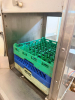 CMA DISH MACHINES HIGH-TEMP PASS-THROUGH DISHWASHER WITH STAINLESS STEEL CONSTRUCTION, LIFT-UP HOOD, INTEGRATED DETERGENT, SANITIZER, AND RINSE CHEMICAL PUMPS, SPRAY SYSTEM, DRAIN ASSEMBLY, AND DISH RACKS. - 5