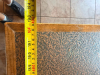16' X 8'4" CUSTOM-BUILT COMMERCIAL SERVICE COUNTER WITH SOLID WOOD CABINETRY, RAISED PANEL DOORS, MULTIPLE DRAWERS, OPEN STORAGE SECTIONS, DECORATIVE TRIM, HEAVY WOOD BASE AND DARK TEXTURED COUNTERTOP WITH WOOD EDGE TRIM. COUNTER IS CONFIGURED IN A LARGE - 6