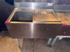 KROWNE STAINLESS STEEL ICE BIN / BEVERAGE STATION WITH DEEP INSULATED ICE BIN, REMOVABLE PERFORATED DRAIN INSERT, INTEGRAL DRAINBOARD AND BACKSPLASH.