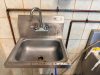 20" X 20" STAINLESS SLOP SINK AND (1) STAINLESS WALL MOUNTED HAND SINK. - 3