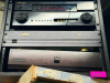 LOT OF COMMERCIAL RACK-MOUNT AUDIO/VIDEO EQUIPMENT INCLUDING PIONEER ELITE AUDIO/VIDEO RECEIVER, PARASOUND HIGH-CURRENT POWER AMPLIFIER, UNIVERSAL REMOTE CONTROL MASTER SYSTEM CONTROLLER, (2) DIRECTV HD RECEIVERS AND ADDITIONAL RACK-MOUNT AUDIO COMPONENT. - 4