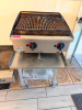 COMMERCIAL COUNTERTOP PROPANE CHARBROILER WITH STAINLESS STEEL BODY, HEAVY-DUTY CAST IRON COOKING GRATES, TWO INDEPENDENT BURNER CONTROLS, REAR AND SIDE SPLASH GUARDS - 2