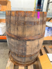 VINTAGE WOODEN BARREL.