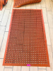 (3) 5' X 3' RED RUBBER KITCHEN MATS - 2