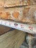 (1) SOLID WOOD RUSTIC FIREPLACE MANTEL BEAM - 3