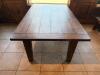 (1) RUSTIC WOOD DINING TABLE - 2