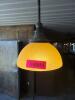 (5) DOUBLE-LIGHT WALL SCONCES WITH AMBER GLASS SHADES - 2