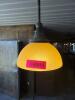 (5) DOUBLE-LIGHT WALL SCONCES WITH AMBER GLASS SHADES - 2