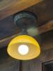 (5) DOUBLE-LIGHT WALL SCONCES WITH AMBER GLASS SHADES - 4