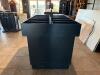 (1) WOOD DISPLAY CABINET WITH DIVIDED COMPARTMENTS - 2