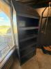 (1) BLACK WOOD 5-TIER DISPLAY SHELVING UNIT
