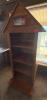 (1) WOOD DISPLAY SHELVING UNIT - 2