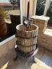 (1) ANTIQUE WOODEN FRUIT / WINE PRESS