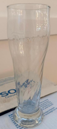 (12) SAHM HOPENE WHEAT BEER GLASSES