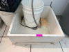 (1) WHITE UTILITY TUB/ MOP BASIN