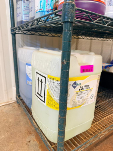 (2) JUGS OF CLEANING SUPPLIES
