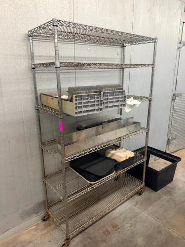 (1) HEAVY DUTY 6 TIER WIRE SHELF