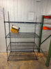 (1) HEAVY DUTY 4 TIER WIRE SHELF