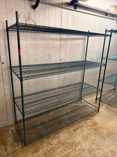 (1) HEAVY DUTY 4 TIER WIRE SHELF