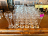 (1) LOT OF BEER GLASSES