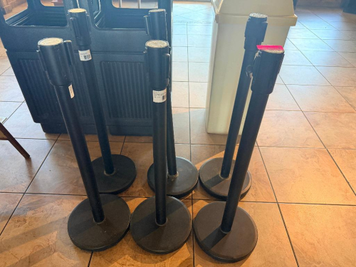 (6) STANCHIONS