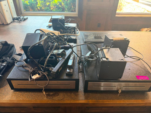 (1) LOT OF ASSORTED REGISTER ITEMS
