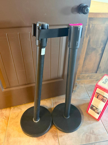 (2) STANCHIONS