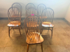 (7) WOODEN DINING CHAIRS