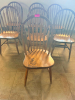 (7) WOODEN DINING CHAIRS - 2