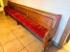(2) 12' LONG ANTIQUE CHURCH PEW
