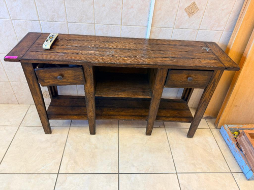 48" WOODEN CONSOLE TABLE