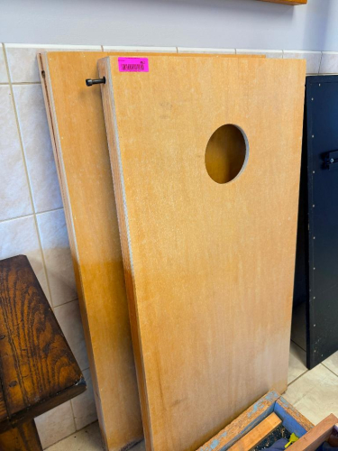 (2) CORN HOLE BOARDS