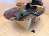 OVAL SHAPED COMPOSITE TOP CONFERENCE TABLE