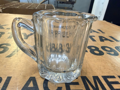 (20) CLEAR GLASS CREAMERS