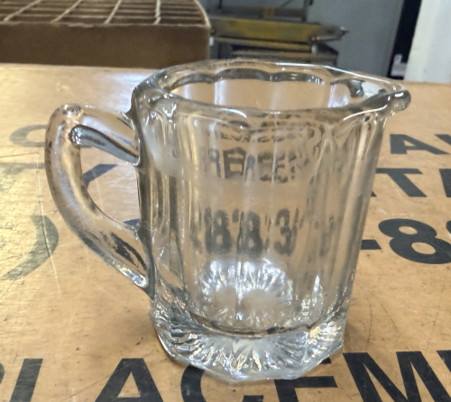 (20) CLEAR GLASS CREAMERS