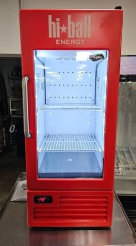 HOWARD McMRAY 28" VERTICAL MINI FRIDGE. ( NEW )