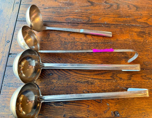 (4) STAINLESS LADLES