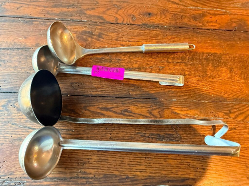 (4) STAINLESS LADLES