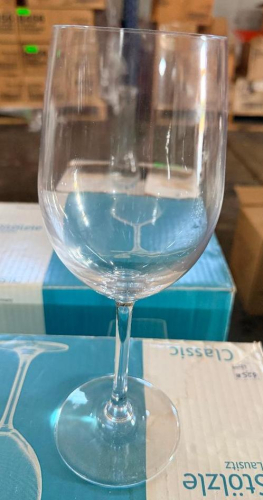 (40) STOLZE CLASSIC WINE GLASSES - NO LOGO.