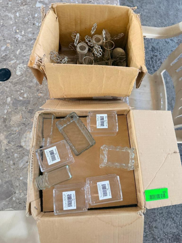 (2) BOXES OF ASSORTED SMALL WARES.