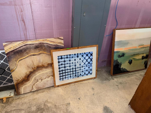 (3) DECORATIVE WALL ART PIECES